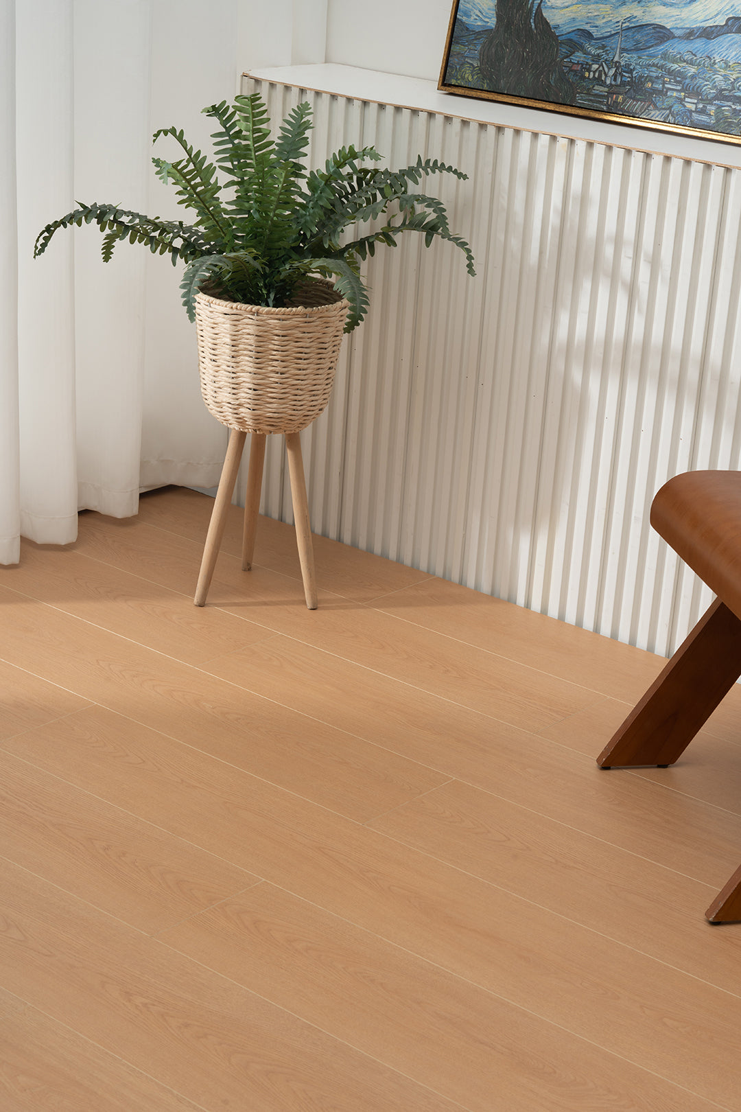 JX806 Diamond Coating Full Birch Multi-layer Core Oak Grain Clicklock Engineered Flooring