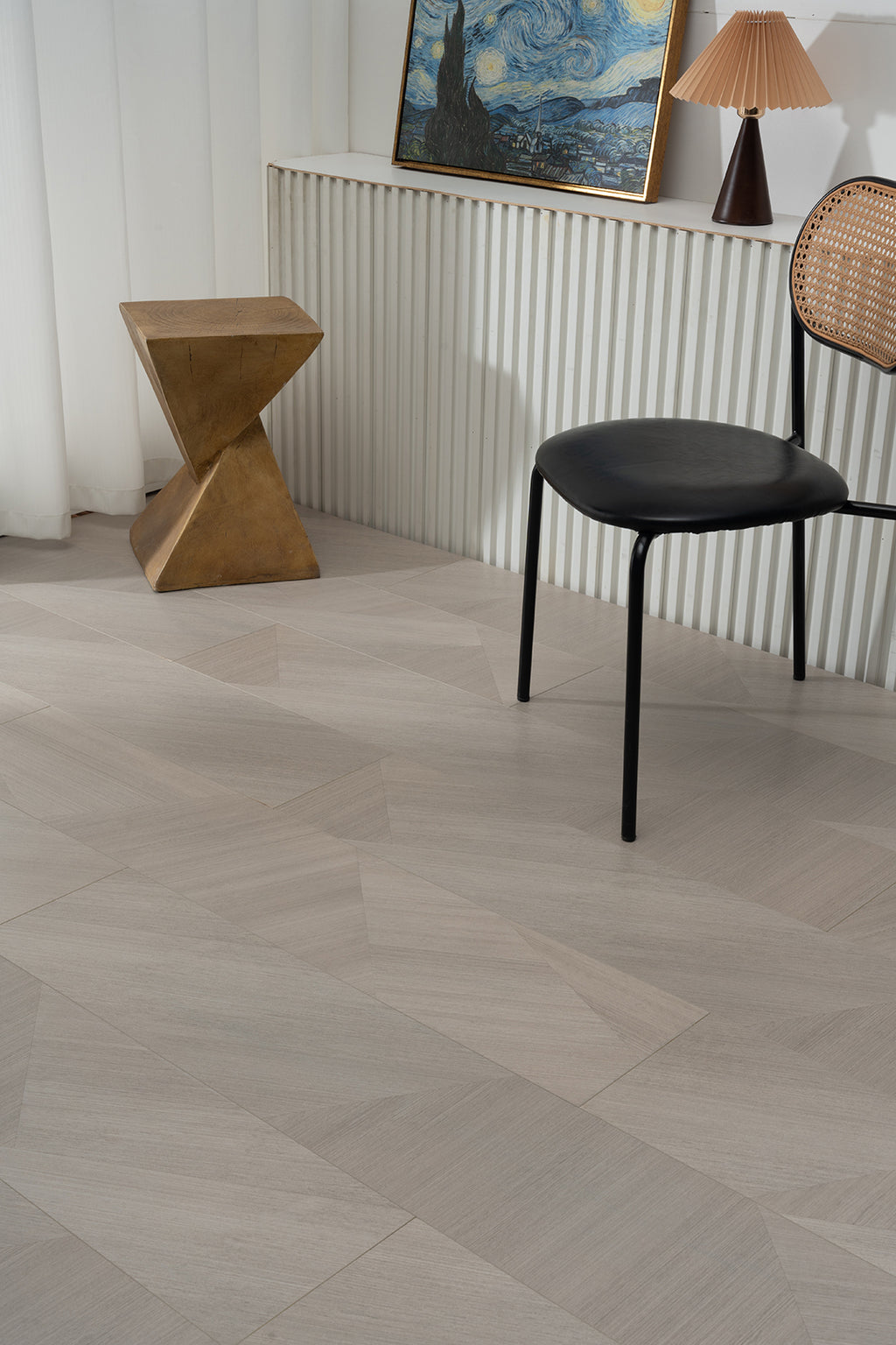 JX8204 Diamond Coating Full Birch Multi-layer Core Oak Grain Clicklock Engineered Flooring