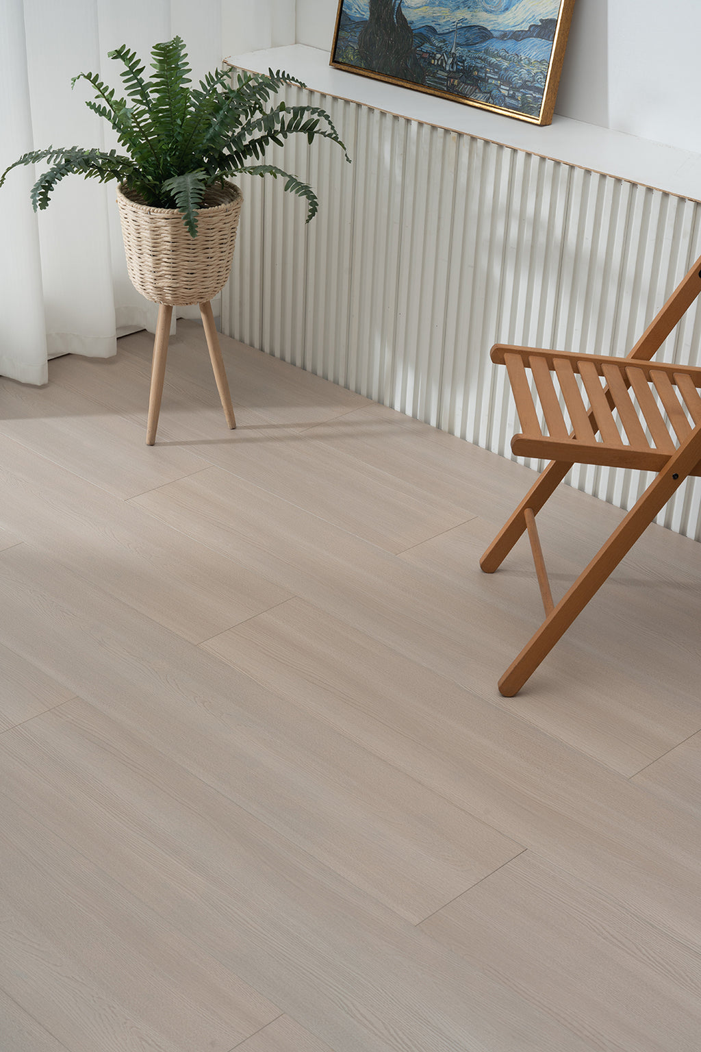 JX8207 Diamond Coating Full Birch Multi-layer Core Oak Grain Clicklock Engineered Flooring