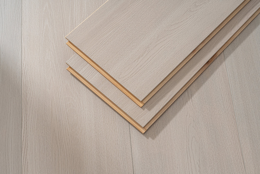 JX8207 Diamond Coating Full Birch Multi-layer Core Oak Grain Clicklock Engineered Flooring
