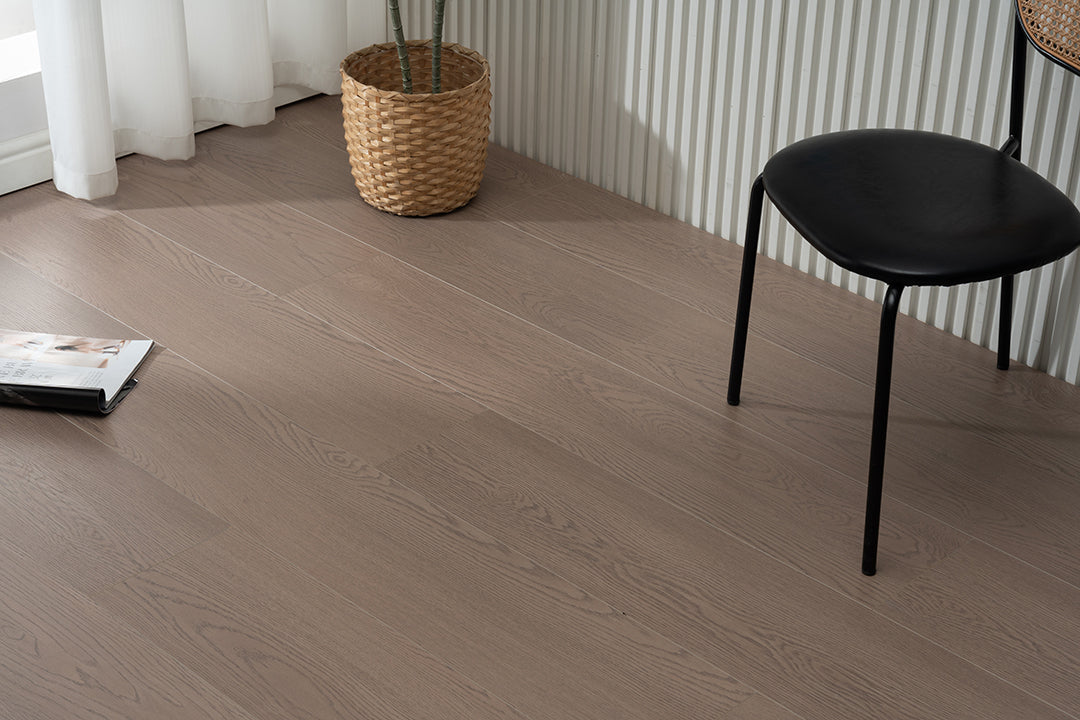 JX8208 Diamond Coating Full Birch Multi-layer Core Oak Grain Clicklock Engineered Flooring