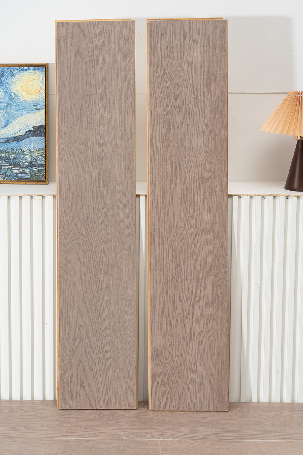 JX8208 Diamond Coating Full Birch Multi-layer Core Oak Grain Clicklock Engineered Flooring