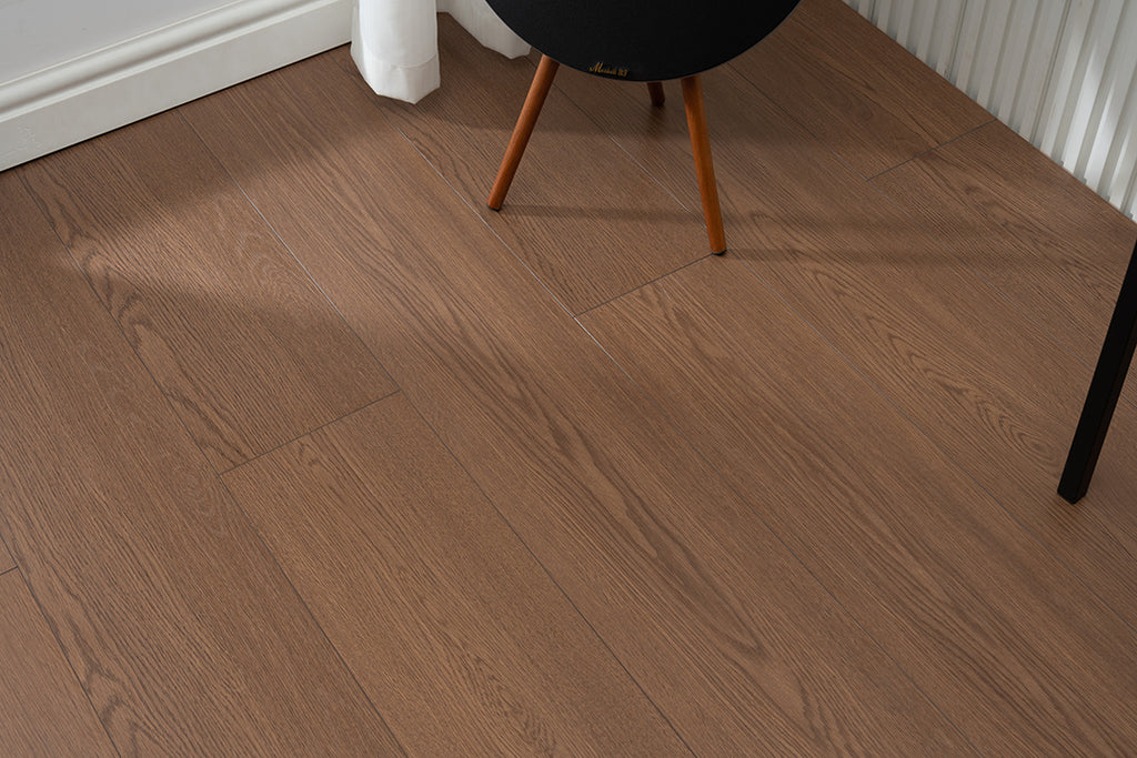 JX8104 Diamond Coating Full Birch Multi-layer Core Oak Grain Clicklock Engineered Flooring