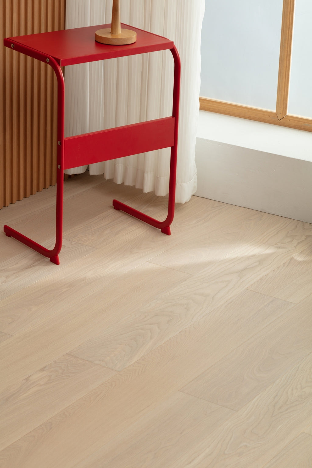 SK 1210 Full Birch Multi-layer Fire-Retardant Substrate Solid Wood European Oak Veneer 1.2mm Scratch-resistant  Engineered Flooring
