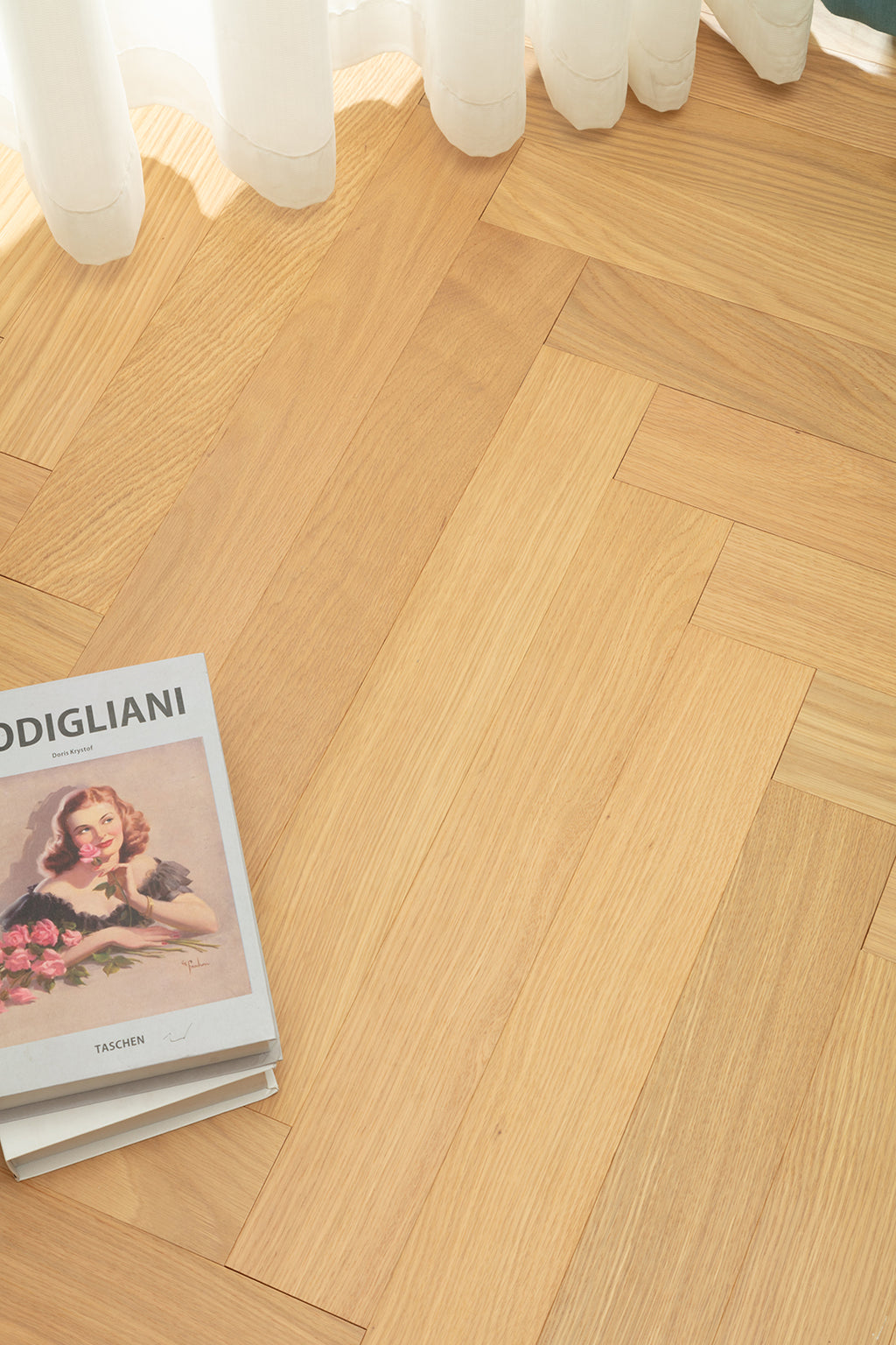 9205 Herringbone Art Parquet  Full Birch Multi-layer Core Solid Wood Oak Veneer Clickblock Joint Engineered Flooring
