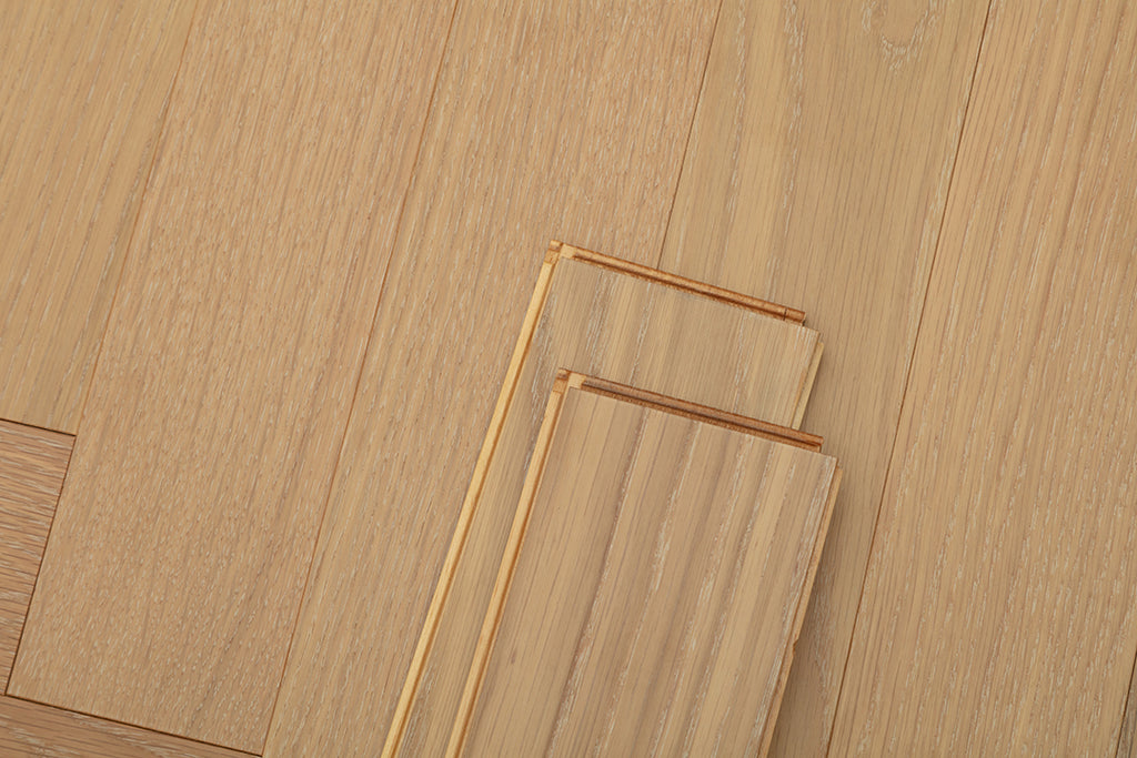 9206 Herringbone Art Parquet  Full Birch Multi-layer Core Solid Wood Oak Veneer Brushed Clickblock Joint Engineered Flooring
