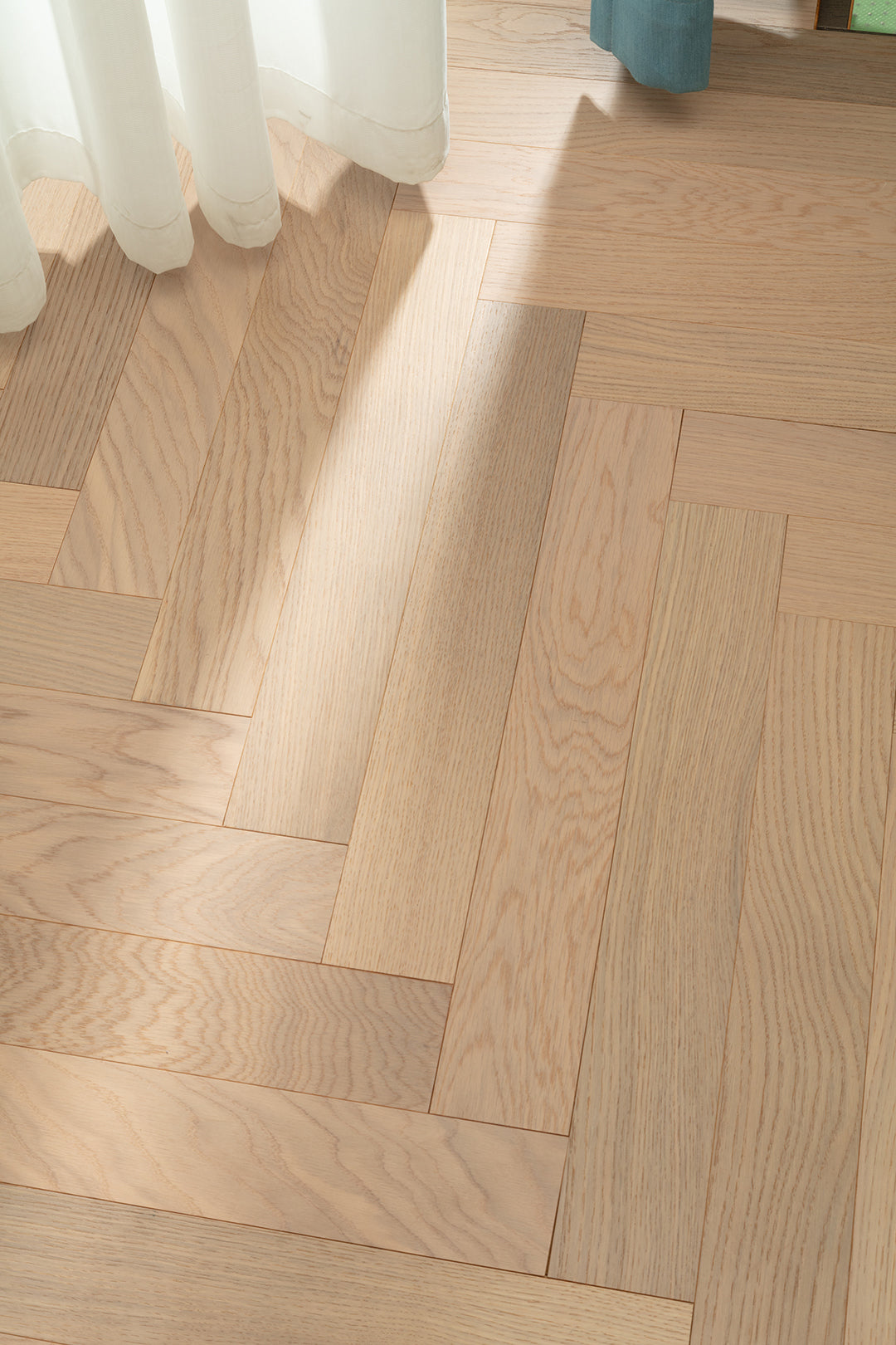9207 Herringbone Art Parquet  Full Birch Multi-layer Core Solid Wood Oak Veneer Brushed Clickblock Joint Engineered Flooring
