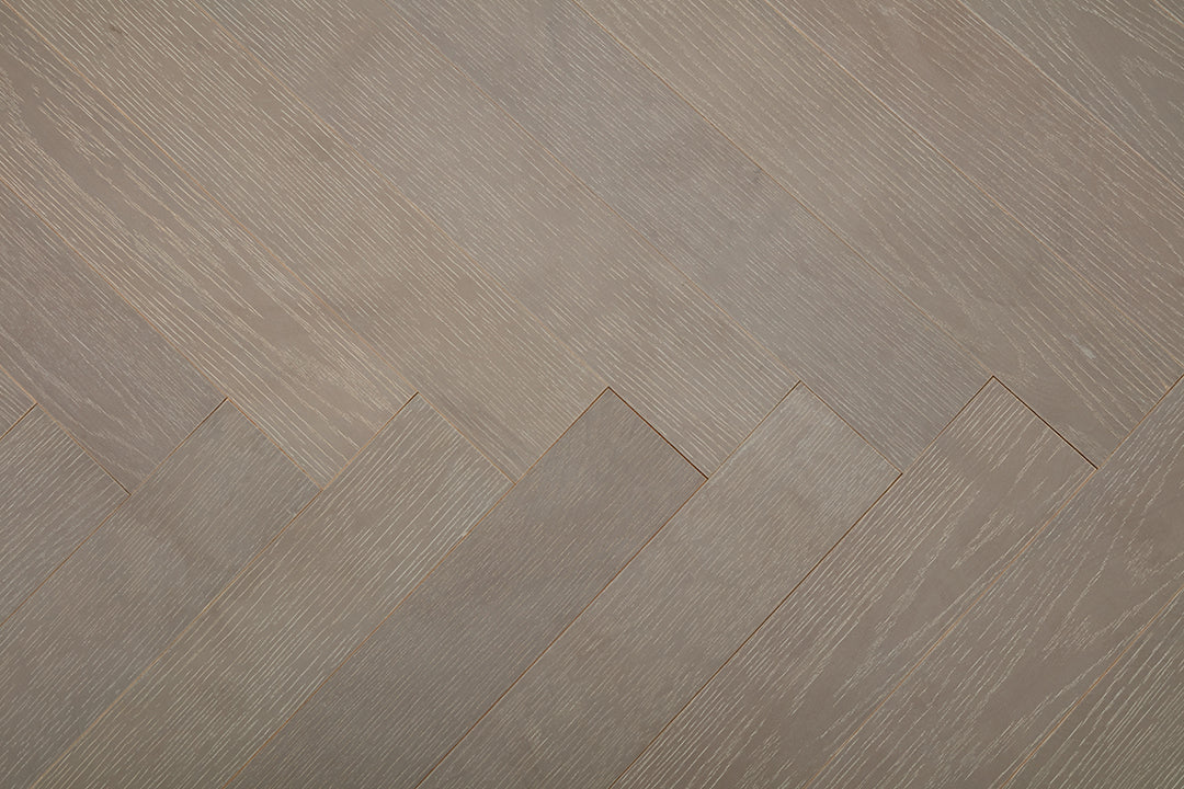 9212 Herringbone Art Parquet  Full Birch Multi-layer Core Solid Wood Oak Veneer Brushed Clickblock Joint Engineered Flooring