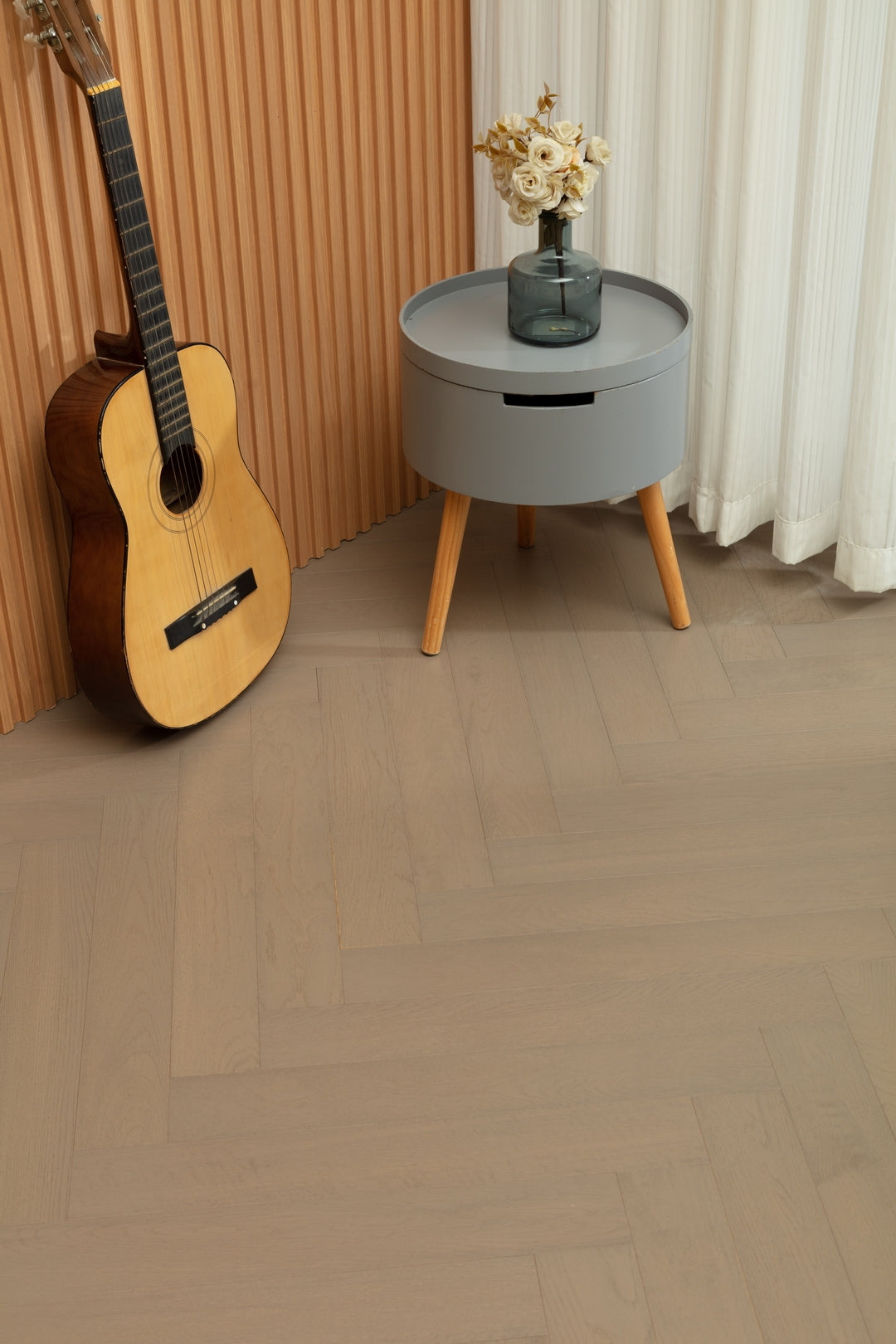 9233 Herringbone Art Parquet Full Birch Multi-layer Core Solid Wood Oak Veneer Clickblock Joint Engineered Flooring