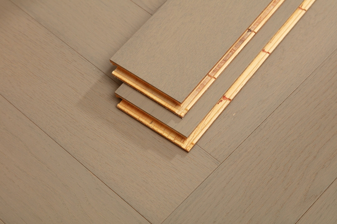 9233 Herringbone Art Parquet Full Birch Multi-layer Core Solid Wood Oak Veneer Clickblock Joint Engineered Flooring