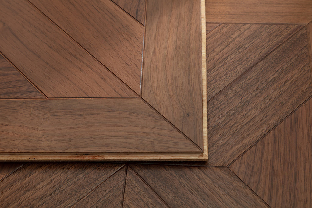 9150 Art Parquet Full Birch Multi-layer Core Solid Wood Veneer Skid-resistant Flush Joint Engineered Flooring