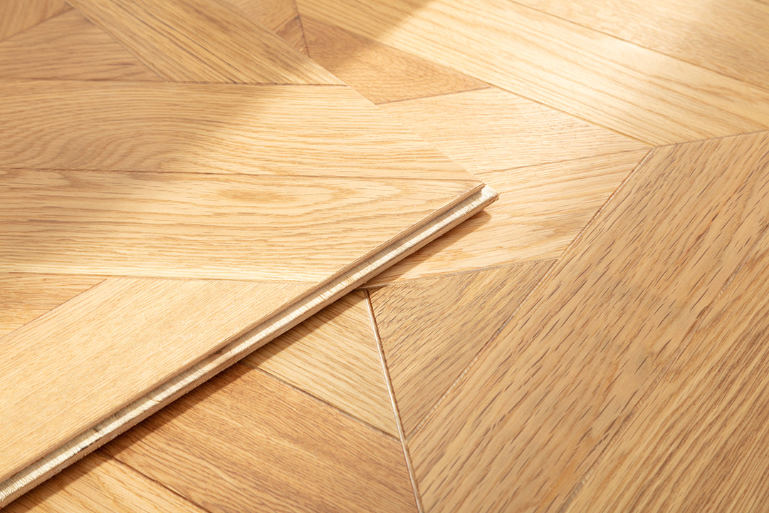 9151 Art Parquet Full Birch Multi-layer Core Solid Wood Oak Veneer Skid-resistant Flush Joint Engineered Flooring