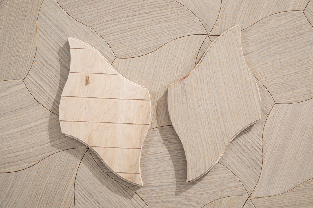 YXPX609 Creamy White Oak Lily Petal Soft Flowing Organic Parquet Flooring | Lily Series
