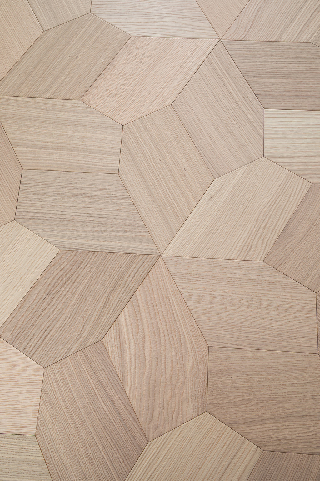 YXPX616 Oak Irregular Polygon Mosaic Artistic Parquet Flooring | Fragmented Jade Series