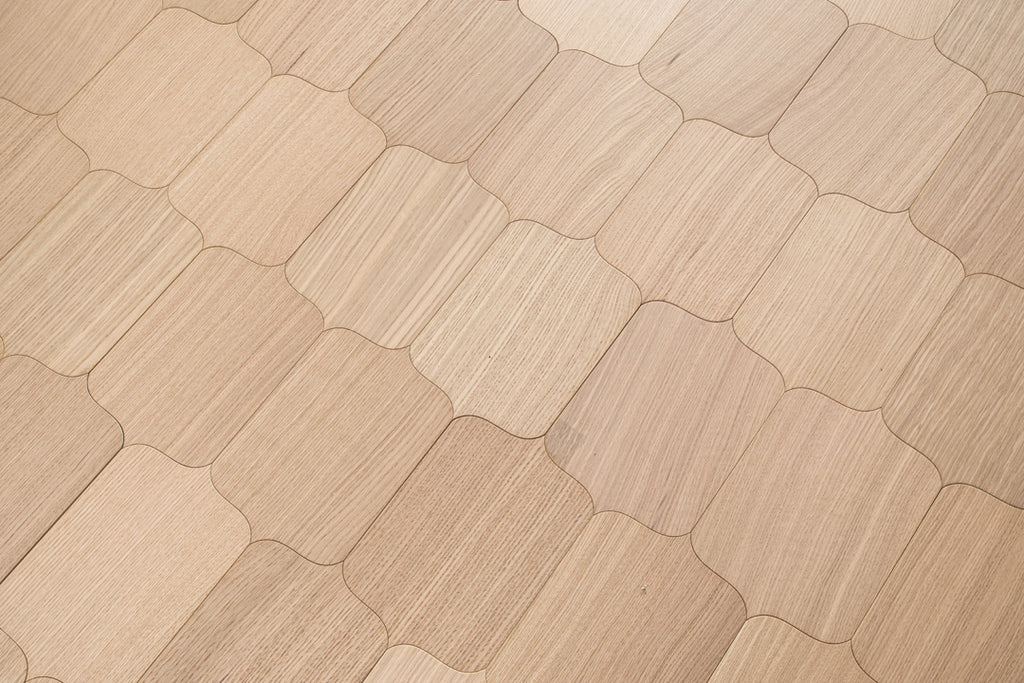 YXPX622 Oak Cartouche Curved Classic Elegant Parquet Flooring | Shield Series