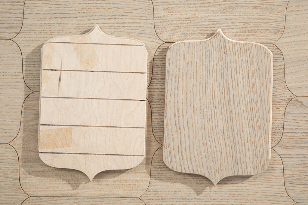 YXPX623 Creamy White Oak Cartouche Soft Timeless Parquet Flooring | Shield Series
