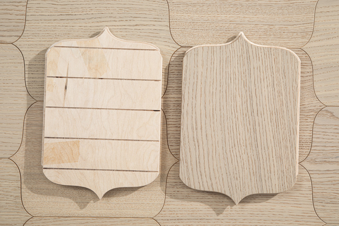 YXPX623 Creamy White Oak Cartouche Soft Timeless Parquet Flooring | Shield Series