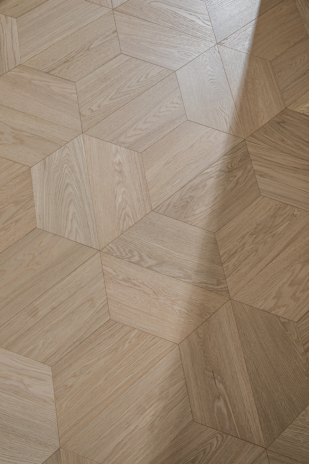 YXPX652  Oak Faceted Diamond-Cut Modern Geometric Parquet Flooring | Diamond Series