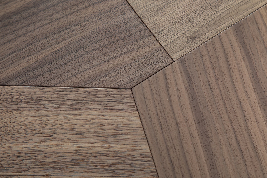YXPH135  Black Walnut Puzzle Geometric Parquet Flooring | Tangram Series