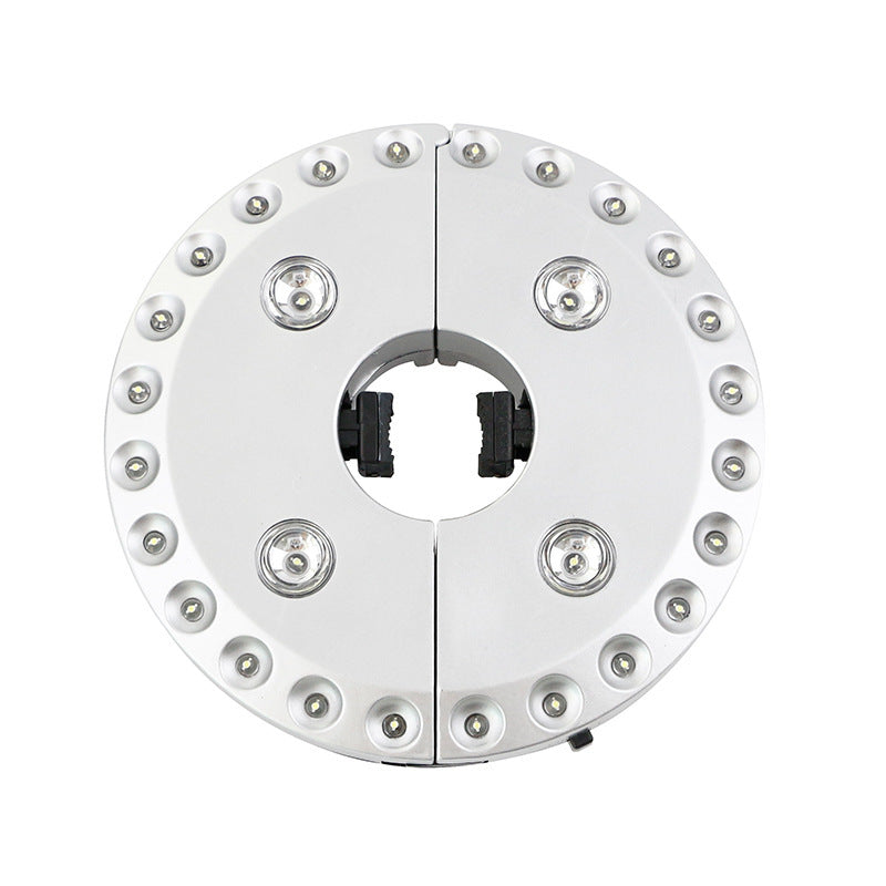 Multifunctional Outdoor Tent Light24+4LED Umbrella Lamp Dry Battery Camping Light Detachable Round Hanging Camping Light