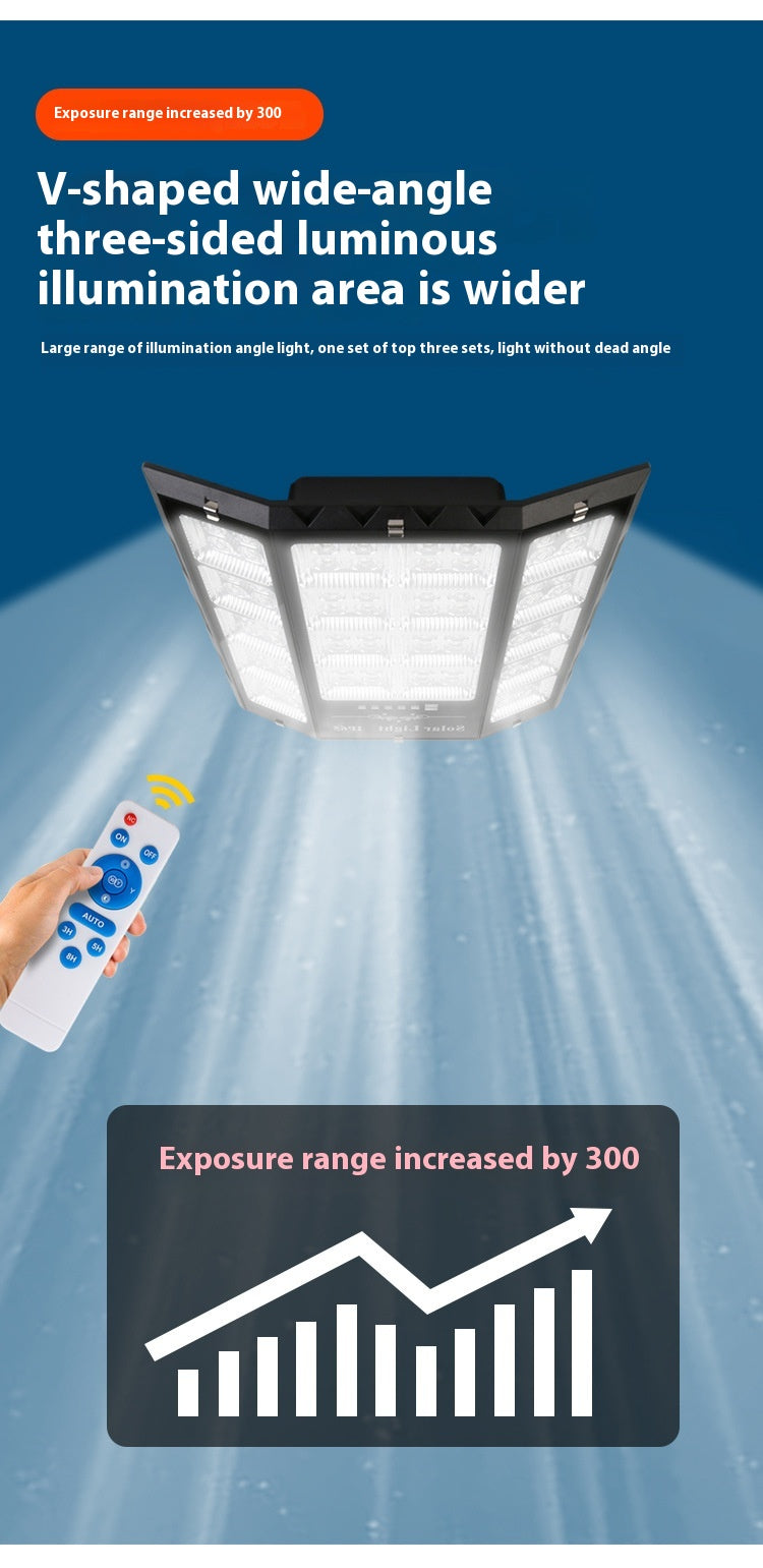 Wholesale New Solar Garden Lights for Rural Outdoor Rainproof ABS Body with LED Light Source IP65 Rating for Foreign Trade