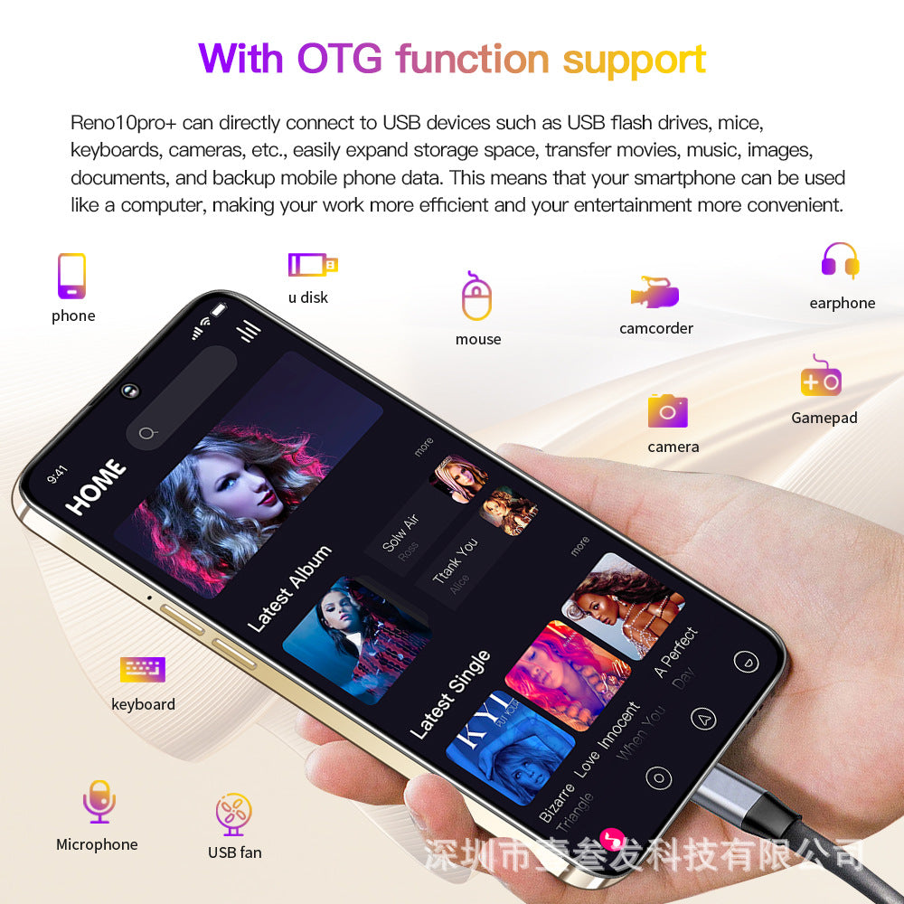 New Reno10pro(2+16G)7.3Inch5G All-in-One Hot-Selling Smartphone Factory