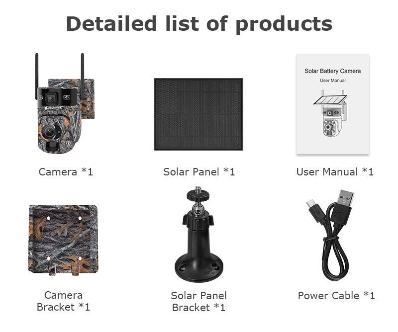 New Product4g Solar camera outdoor camouflage low power consumption camera HD20X Zoom Camera