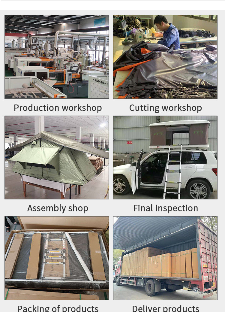 Outdoor Camping All-Aluminum Alloy Roof Tent Rainproof Automatic Quick-Open Camping Car Top Manufacturer Wholesale All-Season Universal