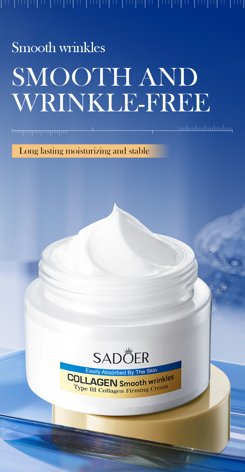 Cross-border Type III Collagen Wrinkle Cream60g Skin rejuvenation hydrating moisturizing face cream wholesale from foreign trade manufacturer