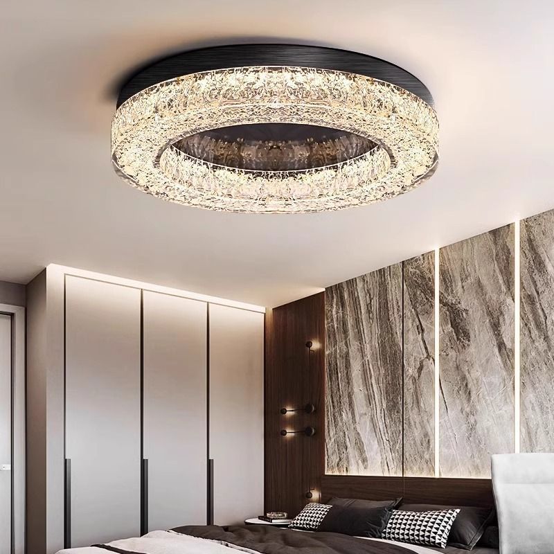 Italian Minimalist Living Room Bedroom Main Light Modern Simple Round Light Luxury High-end Bedroom Eye Protection Ceiling Light