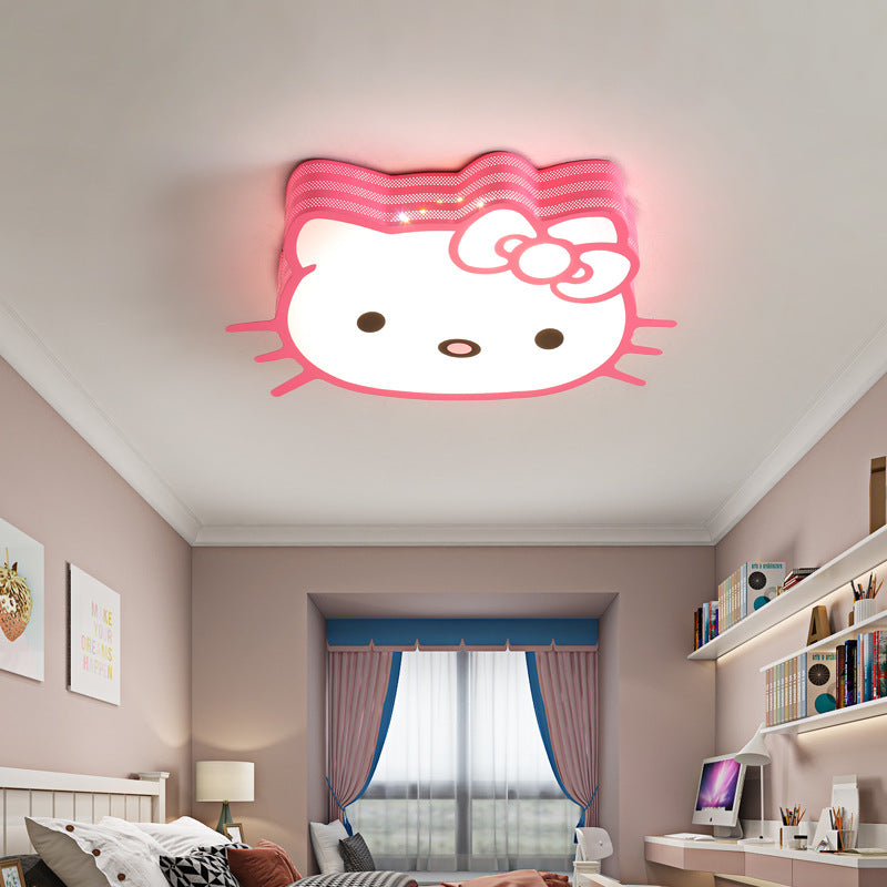 Children's Room Lamp Girl Modern Simple Boy Round Ceiling Lamp Cozy Bedroom Lamp Creative Kindergarten Classroom Lamp