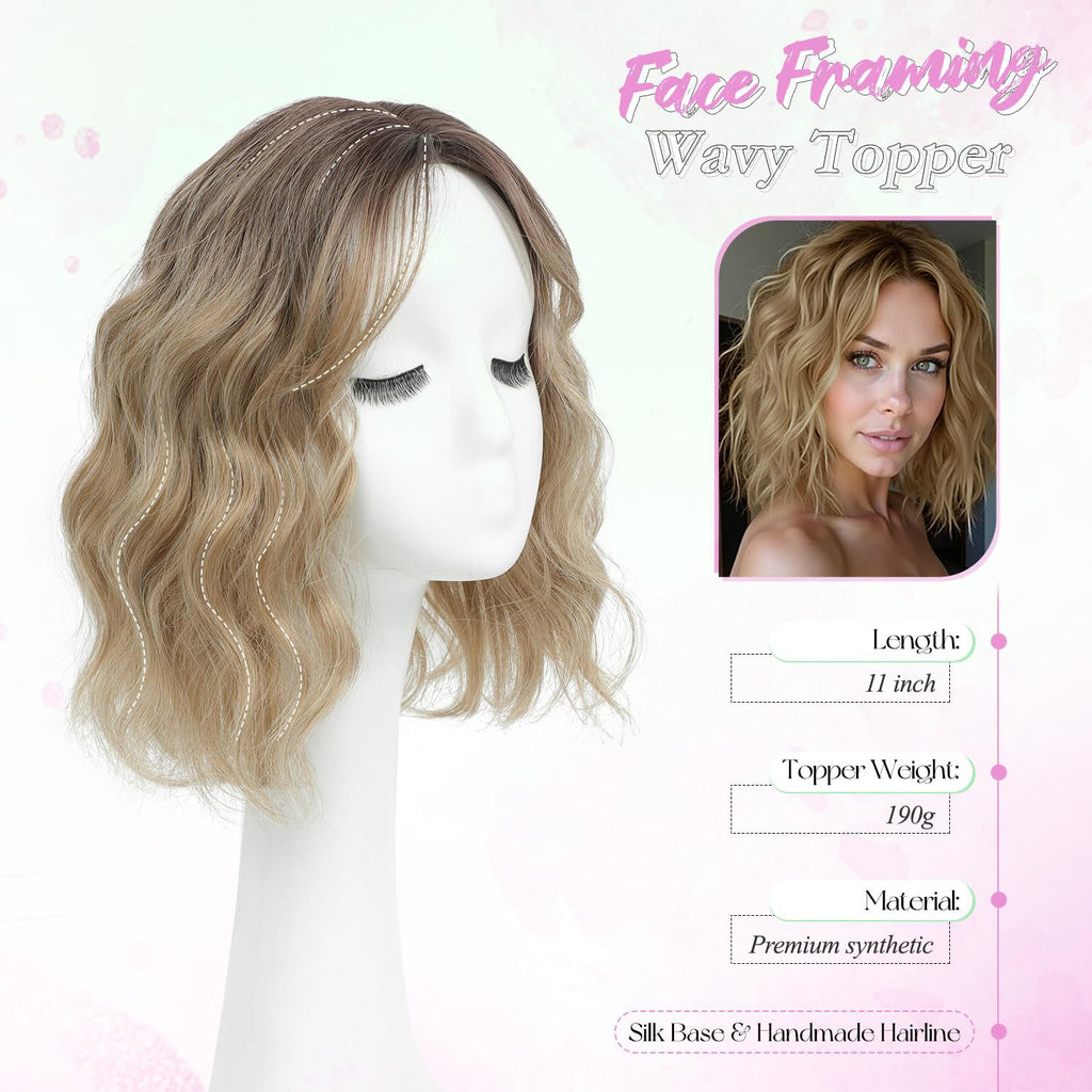 European and American Style Small Lace Wig Set Export Synthetic Fiber Medium Length Women's Top Natural Middle Part Bangs Hairpiece Wig