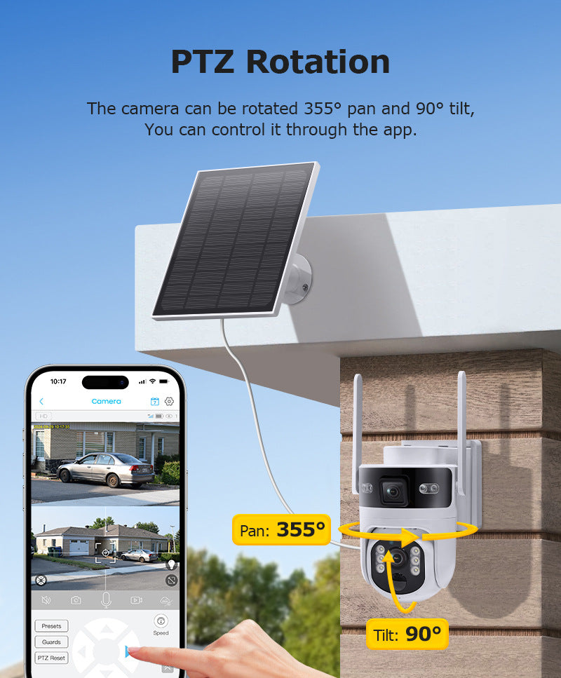 Exclusive Supply4G Hd600MP Outdoor surveillance solar-powered bullet camera with zoom Source Factory Wholesale