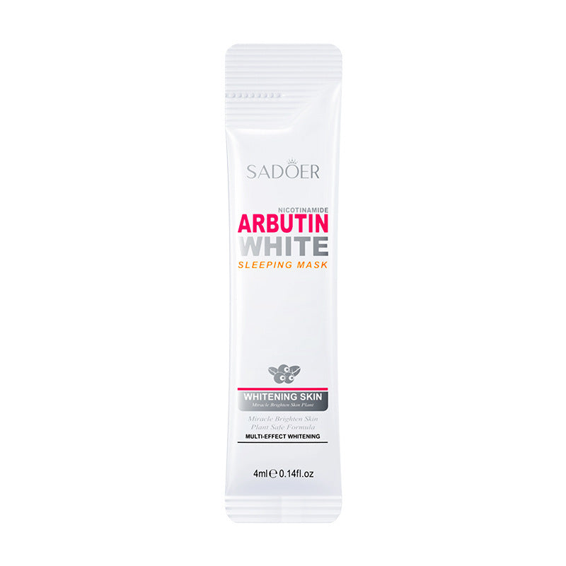 Arbutin Good Night Freeze Mask SADOER Niacinamide No-Rinse Sleeping Mask Strip Pack Cross-Border Wholesale