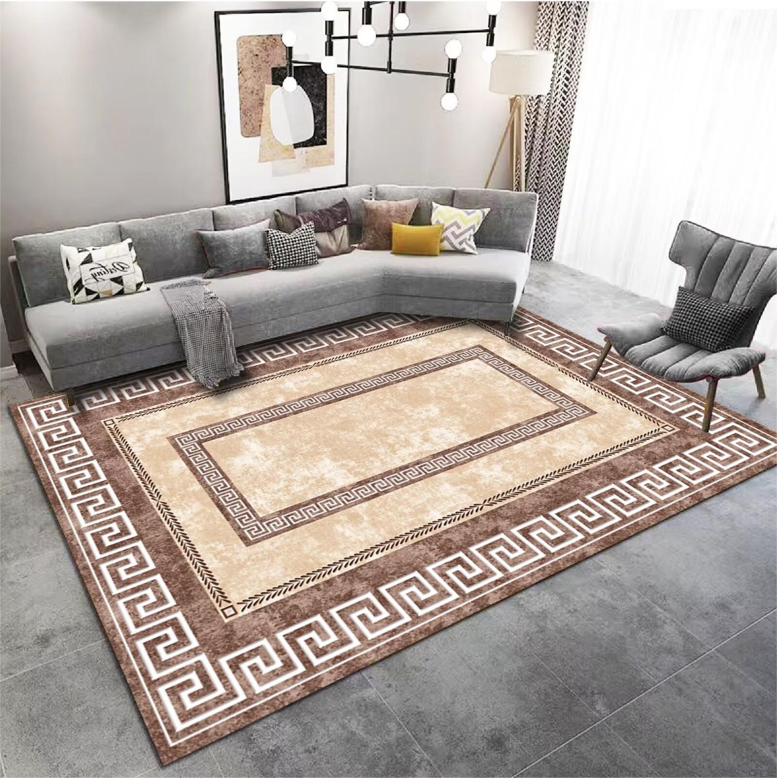 Light Luxury Living Room Carpet Sofa Coffee Table Full Carpet Home Bedroom Gray Series Dirty Resistant Mat Tapis carpet
