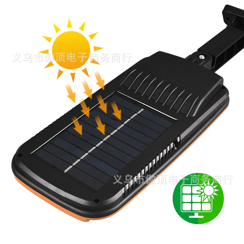 New Solar Light Outdoor Human Body Induction Light with Remote Control Wall Light Waterproof Garden Light LED Garage Light Street Light