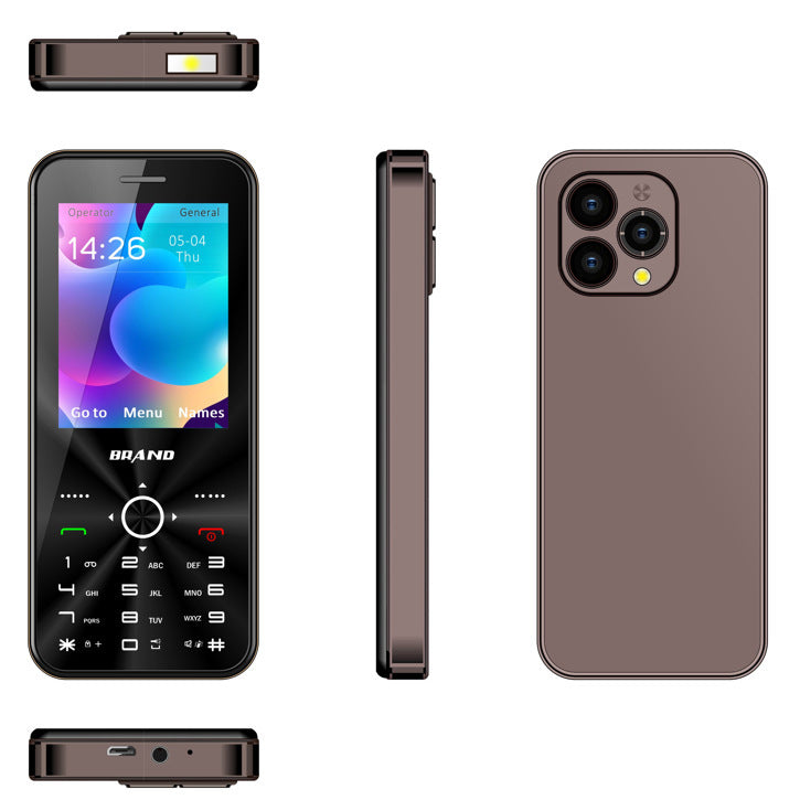 Mobile Phone i15Pro Ultra-long standby time for Seniors' Phones3G Button Dual SIM Student Elderly Phone Wholesale