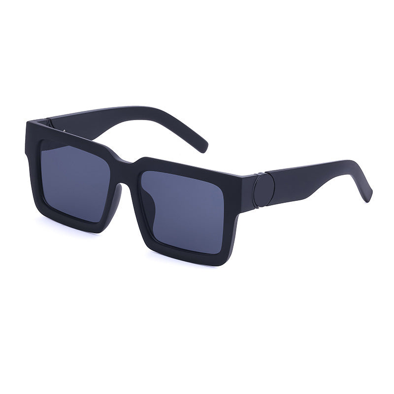 20252024 New Rich Man Sunglasses Men Trendy High-end Square Frame Sunglasses Men Glasses sunglass