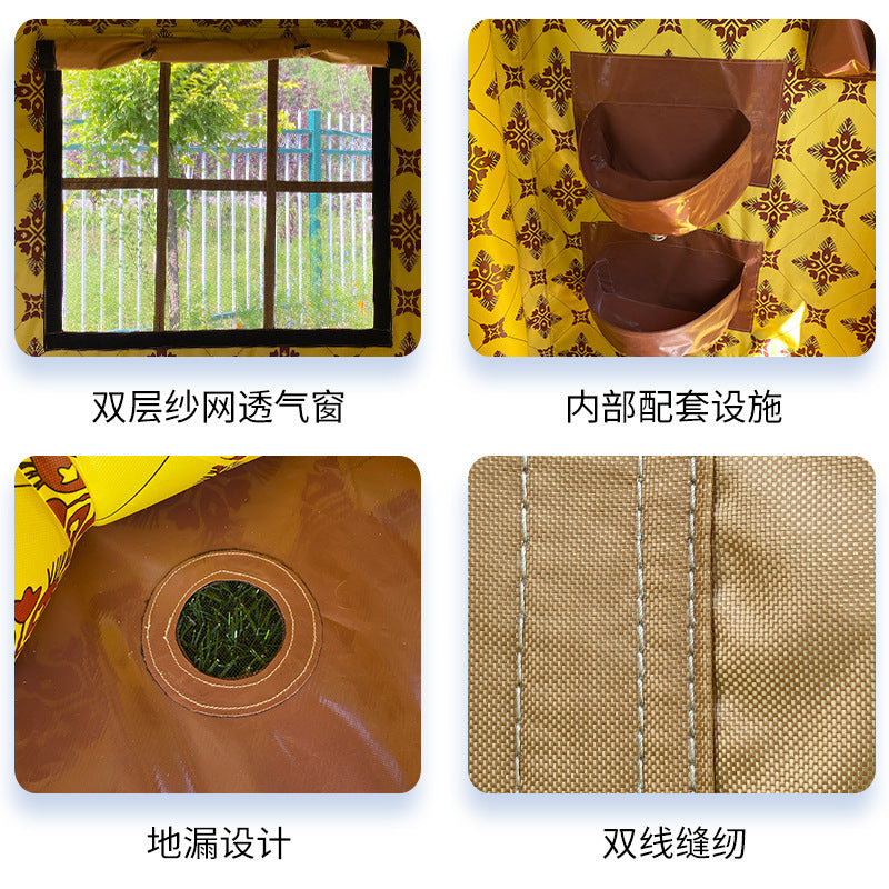 Middle East Inflatable Tent Outdoor Portable Mobile Toilet Tent Rainproof Dustproof Arabian Camping Tent