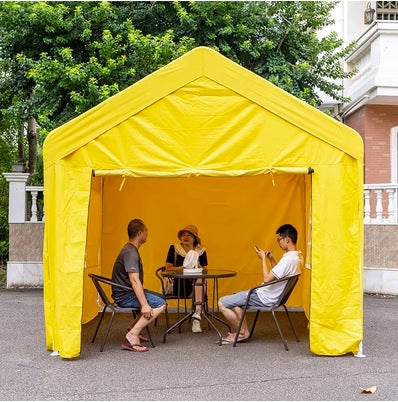 Night Market Stall Internet Celebrity Tent Courtyard Outdoor Foldable Advertising Rainproof Sunshade Four-Corner Umbrella Parking Shed