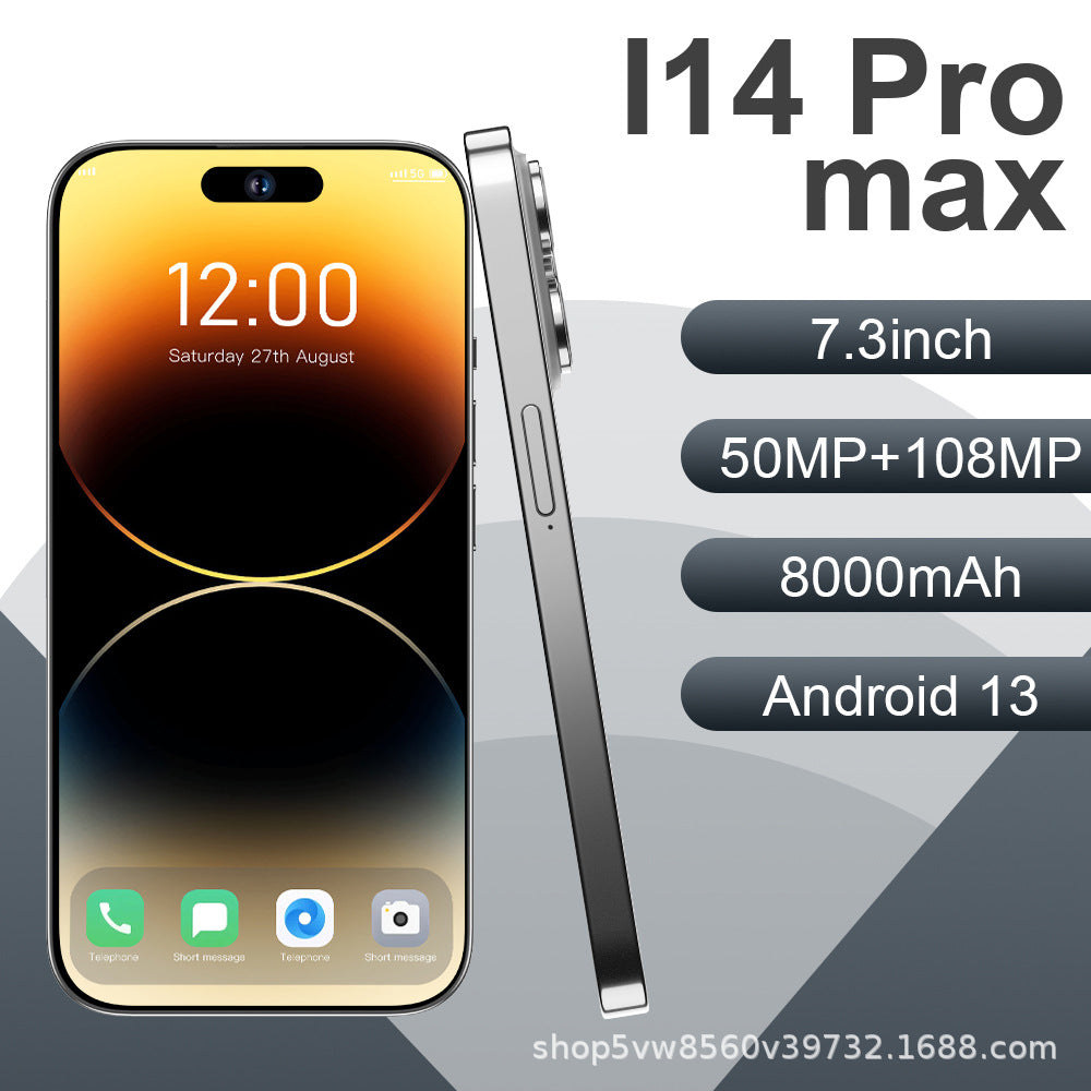 Mobile Phone i14ProMax Large Screen7.3inch phone16+1TB Source Factory Wholesale