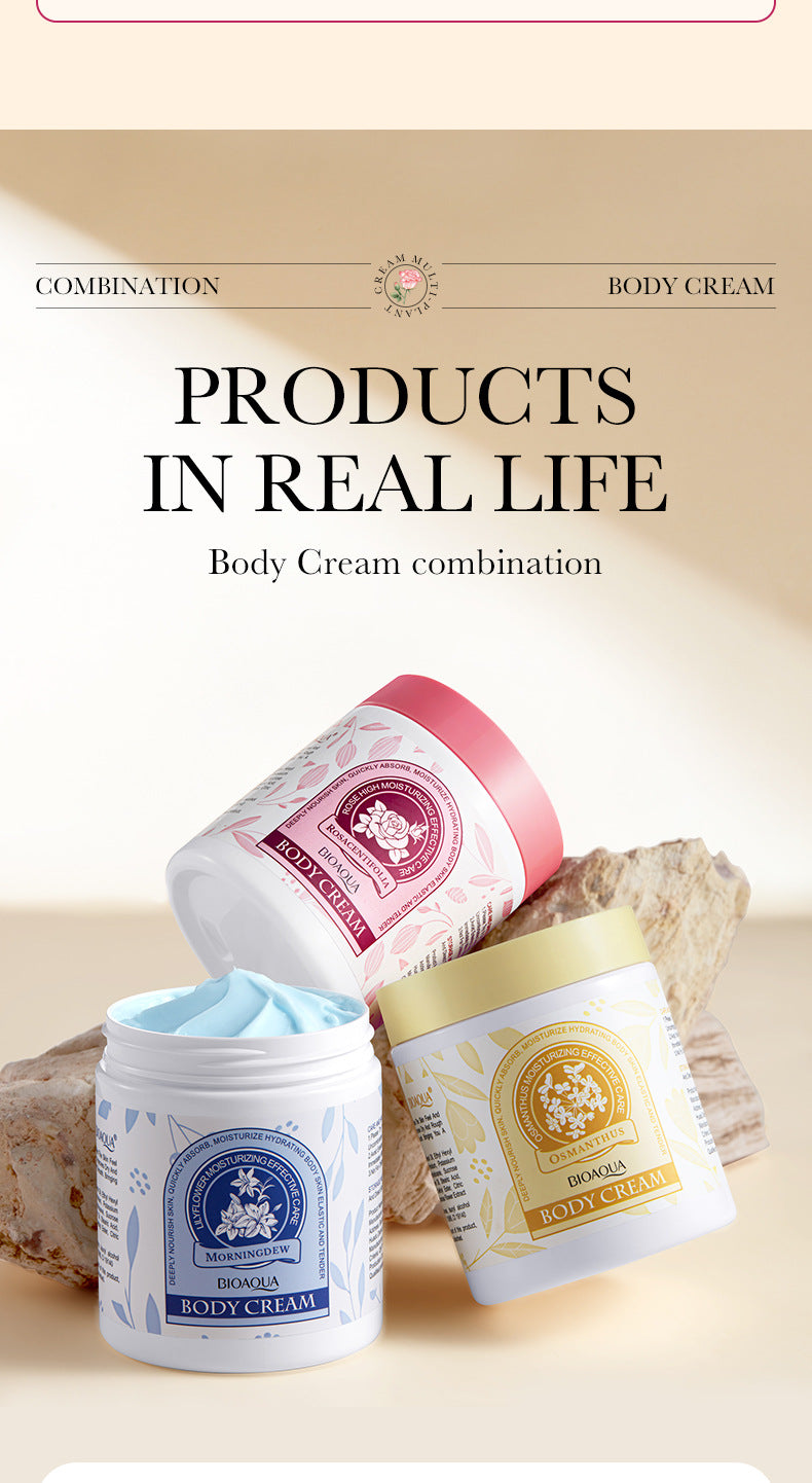 Floral Body Lotion BIOAOUA Rose Moisturizing Osmanthus Moisturizing Lotion Cross-Border Foreign Trade Wholesale