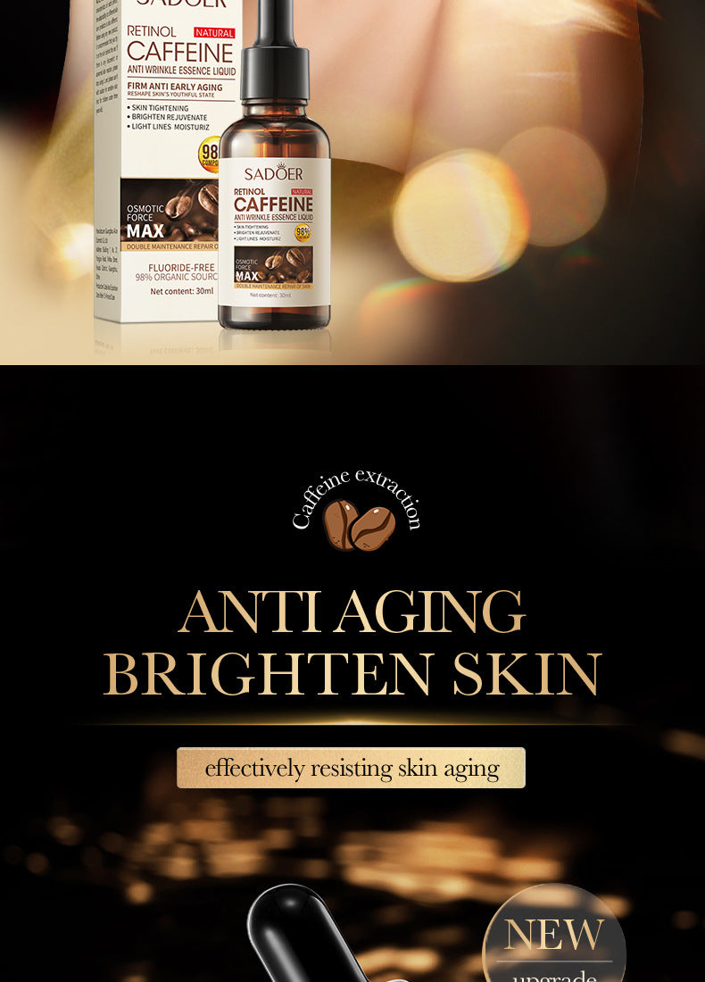 Full English Retinol Caffeine Serum30ml SADOER Hydrating, Moisturizing, and Nourishing  Wholesale
