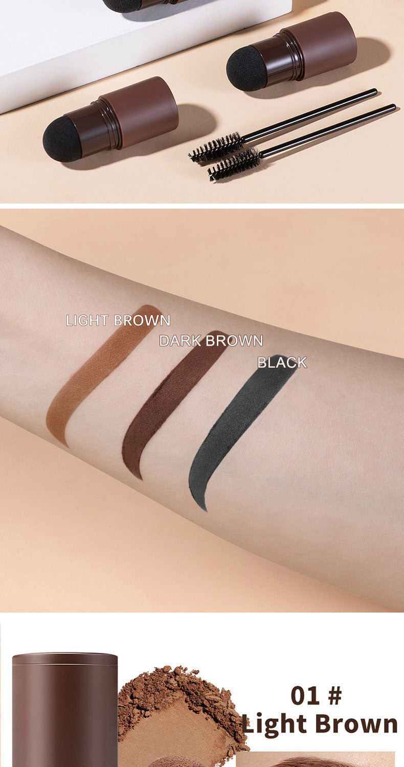AliExpress Ouqianya Eyebrow Powder Stick Stamp with Eyebrow Card+Eyebrow Brush Long-lasting Multi-functional Eyebrow Dye Cream1.8g