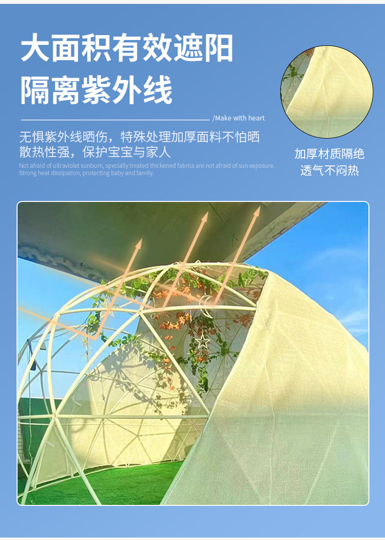 Starry Sky Room Bubble House Mesh Sun Room Internet Celebrity Restaurant Tent Hotel Outdoor Leisure Room Outdoor Tea Room Tent