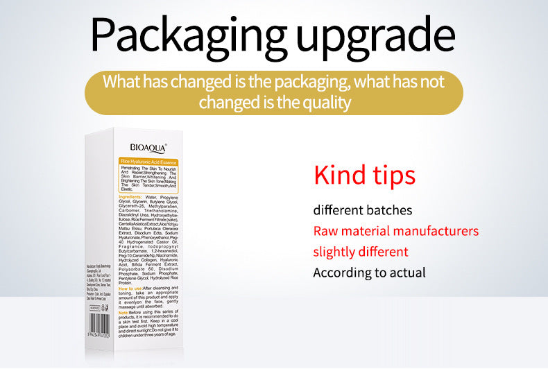 Full English Rice Skincare Set BIOAOUA Rice Puree Series Six-Piece Set Box  Wholesale