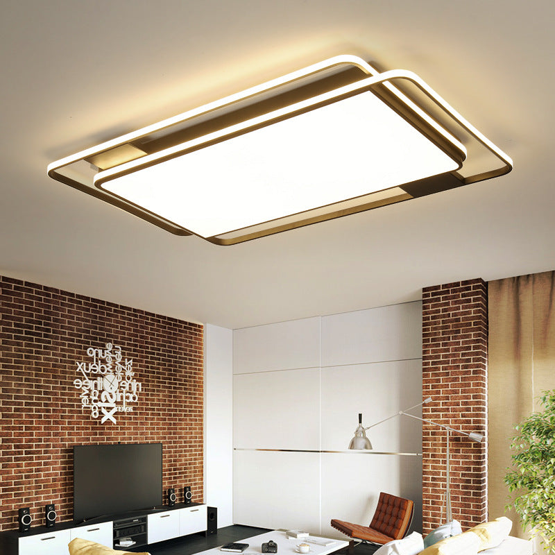 Wholesale led Ceiling Lamp Simple Modern Elegant Home Bedroom Living Room Light2025New Year's Rectangular Light Fixture