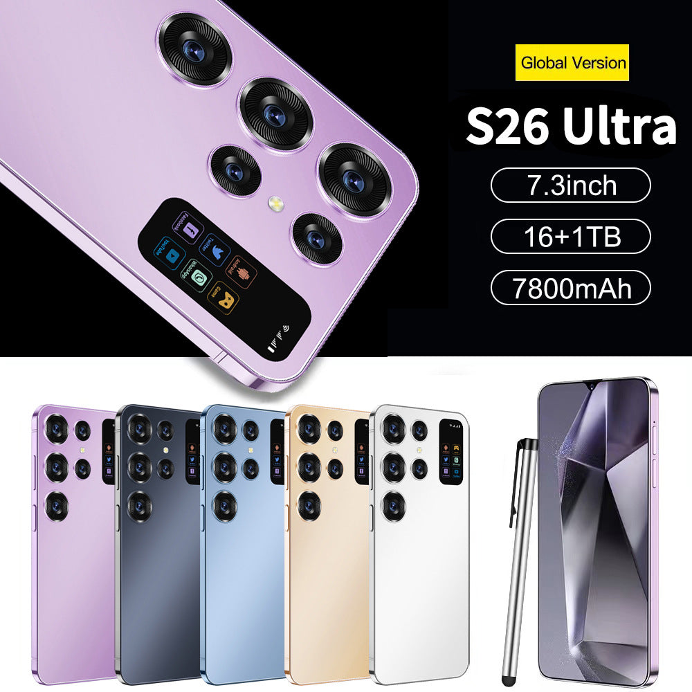 New product best-selling S26 Ultra Intelligence5G Mobile Phone7.3Inch16+1TB Factory Direct Sales of Mobile Phones