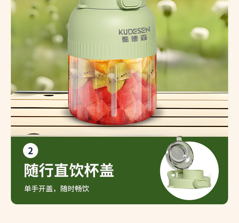 Portable Juicer32Blade Knife1300ml Juicing Bucket Multi-Functional Ice Crushing Large Capacity Household Juicing Cup
