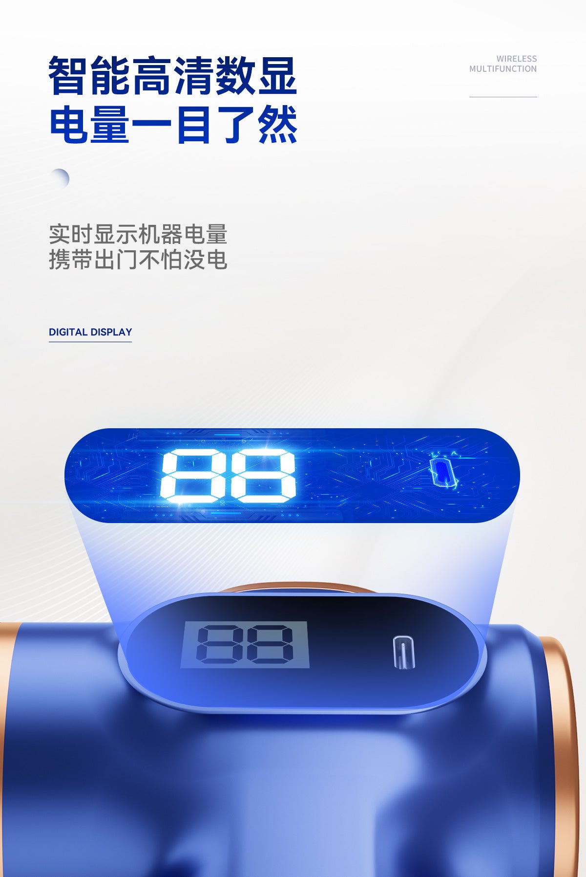 Home Use Small Rechargeable High-Power Car Handheld Vacuum Cleaner, Dual-Use Suction and Blowing, Strong Suction Wireless Car Vacuum Cleaner